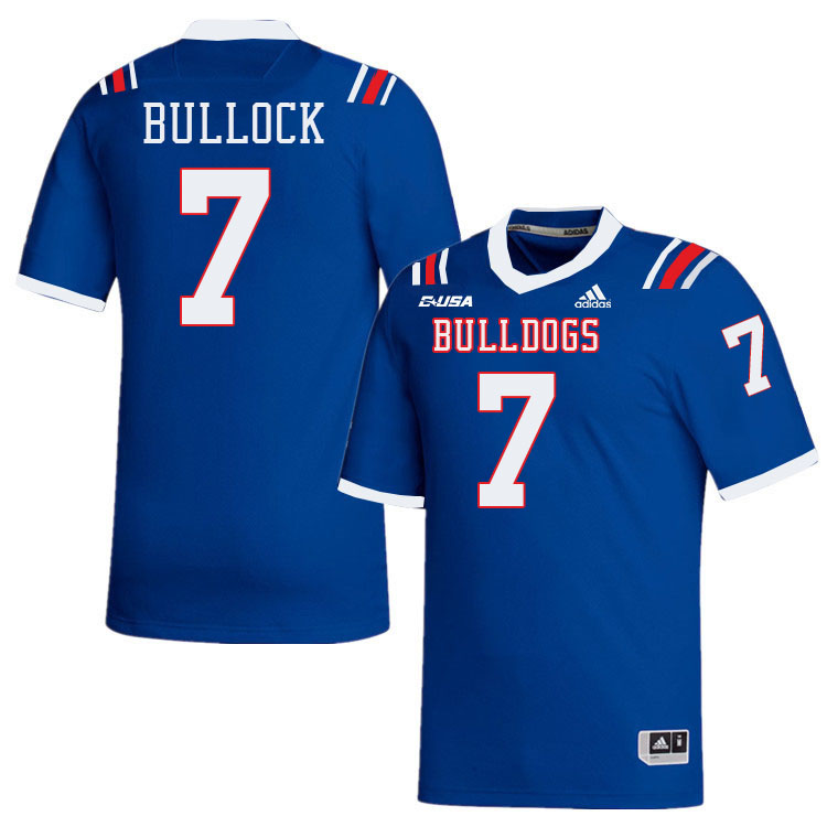 Evan Bullock Louisiana Tech Jersey,LA Tech Bulldogs Football Jerseys,Uniforms,Gears-Blue